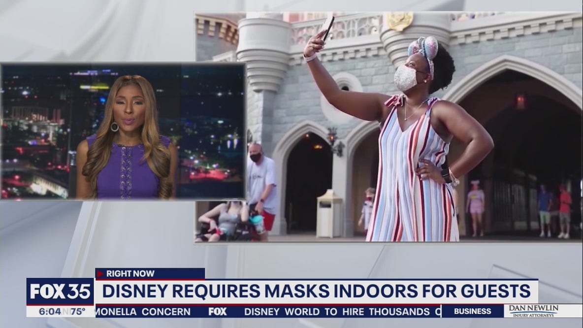 Disney requires masks indoors for guests